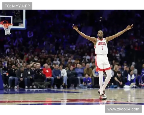 杜兰特赛后盛赞热巴助火箭创佳绩